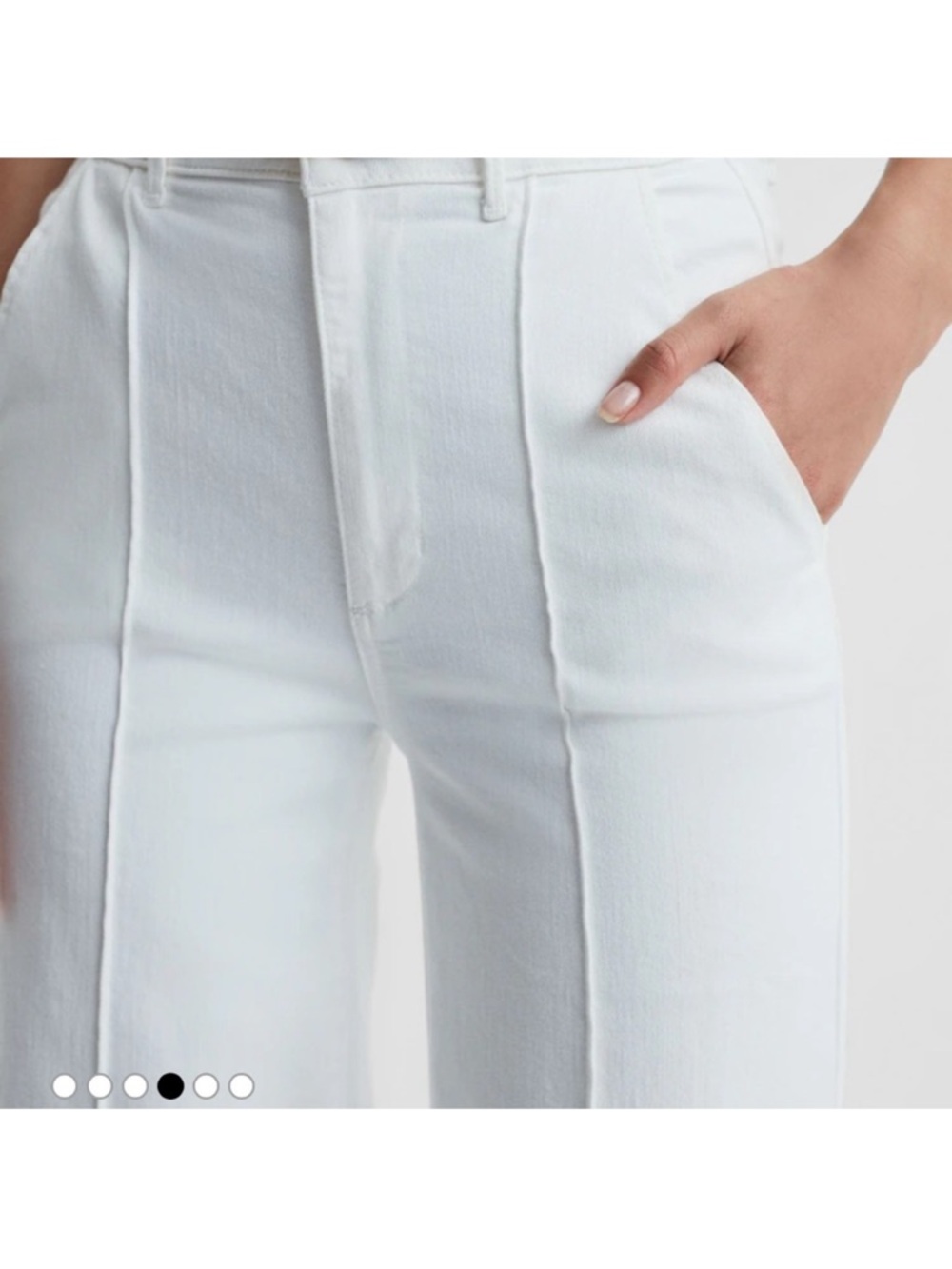 Paige Sasha trousers - crisp white 26 - Picture 2 of 2